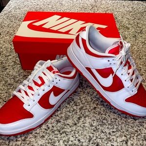 Nike Dunk Low Championship Red Men’s 10.5